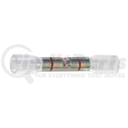 Phillips Industries 1-1661-100 Butt Connector - STA-DRY® CRIMP & SEAL™, CLEAR-VU™ Window, 22-18 ga., Red Stripe, Polybag
