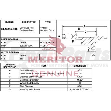 Meritor 0415985002
