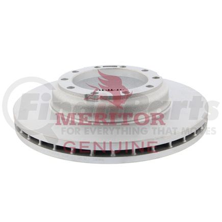 Meritor 23123557009 Disc Brake Rotor, 7.25 in. Bolt Circle Diameter, 10 Bolt Hole Number, 0.59 in. Bolt Hole Diameter