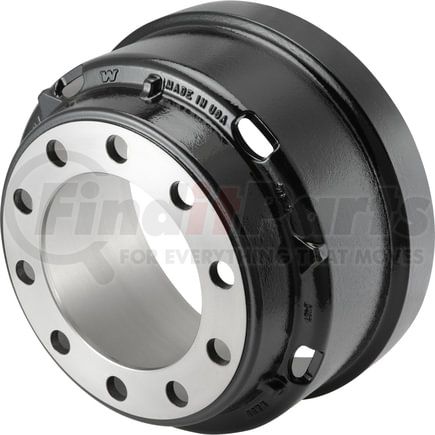 Webb 56864B Brake Drum - Outboard Mount, 16.5 x 7 Inch, 10 Hole, 104 lbs