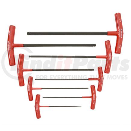 Bondhus Corp. 13187 Bondhus 13187 Set 8 Balldriver & Hex T-handles 2-10mm