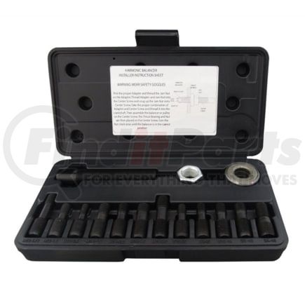 Cal-Van Tools 38800 Universal Harmonic Balancer & Pulley Installer Kit, 12-Piece SAE & Metric Adapter Set