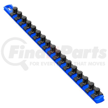 Ernst 8405 18 in. Socket Organizer, Blue w/ 1/2 in. TwistLock Clips