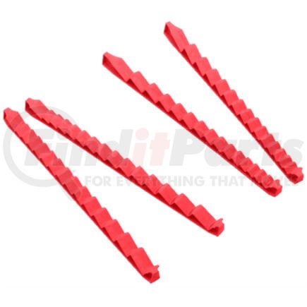 Ernst 6050 30 Tool 'No-Slip' Low Profile Wrench Rails, Red