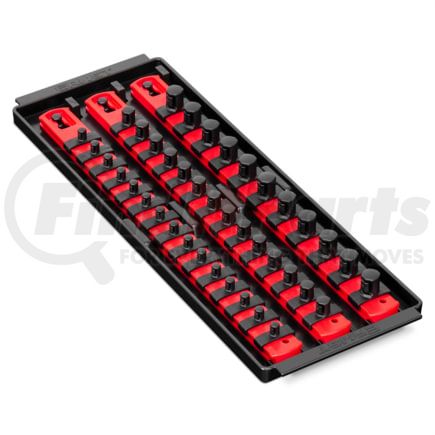 Ernst 8490 3 Rail Twist Lock Socket Boss 13", Red - 1/4", 3/8" & 1/2"