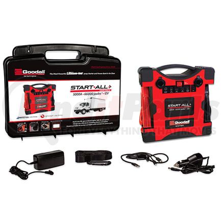 Goodall JP-12-5000T 12V 5000-Amp Start-All Corded Vehicle Jump Starter Pack