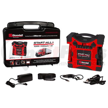 Goodall JP-12-10000-004T Goodall Manufacturing START-ALL Jump Starter 10,000A 133200 Joules 5S 12V