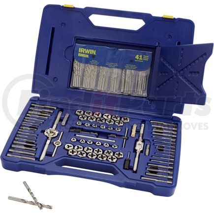 Hanson 26377DC IRWIN 117 Piece Machine Screw/Fractional/Metric Tap and Hex Die Set
