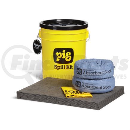 New Pig Corporation 45301 Multi-Purpose Spill Kit - 5 Gallon Bucket, Universal, Yellow