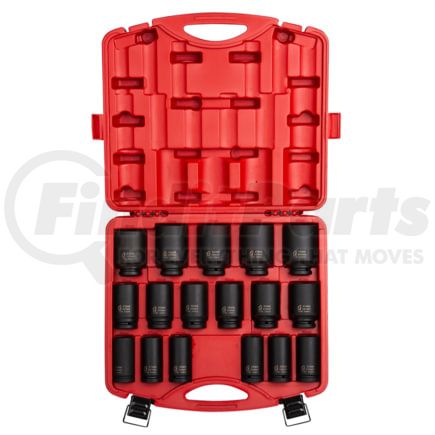 Sunex Tools 4686 17 Pc. 3/4" Drive Metric Deep Impact Socket Set