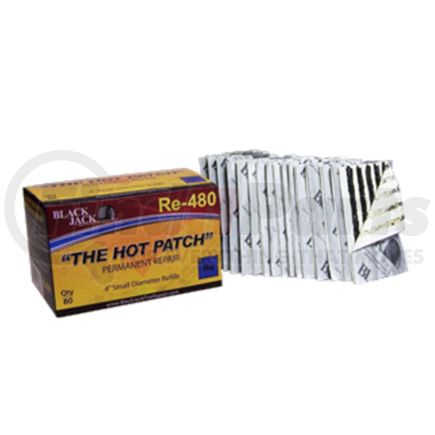 Black Jack Tire Repair RE-480 Tire Plug Refills - 4 in. Small Diameter, Black, 80 per Box