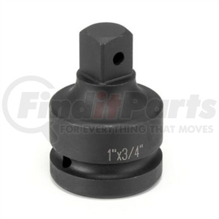 Grey Pneumatic 4008AB 1" Square Drive, 1" Female End x 3/4" Male End, Socket Driver Adapter, with Friction Ball