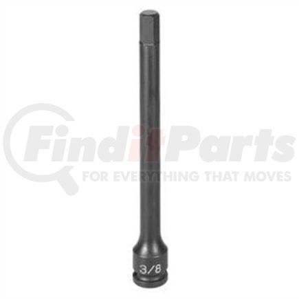 Grey Pneumatic 19066F 3/8 in. Drive x 3/16 in. Hex Driver, 6 in. Length