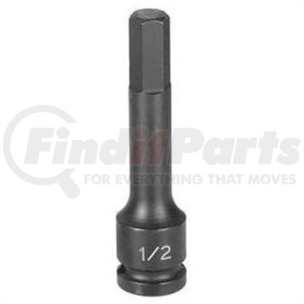 Grey Pneumatic 29104M Socket Driver Bit - 1/2in Drive x 10mm Hex Driver 4in Length