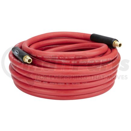 Legacy Mfg. Co. HRE3850RD2 Workforce Air Hose, 3/8 in. x 50 ft., 1/4 Fittings, Rubber, Red