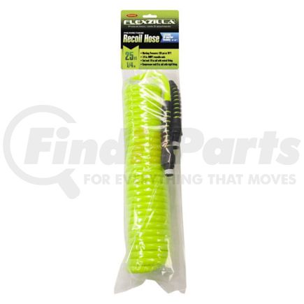 Legacy Mfg. Co. LP1425AFZ Flexzilla Air Brake Hose, Polyurethane, Green, Coiled, 25 ft. x 1/4 in. ID, 1/4 in. NPT