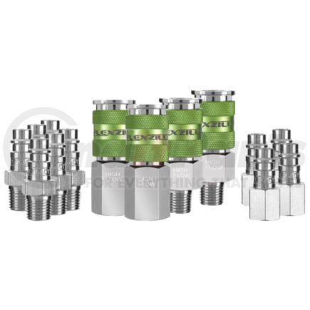 Legacy Mfg. Co. A53458FZ 14 Pc. 1/4" NPT Flexzilla® Coupler & Plug Kit