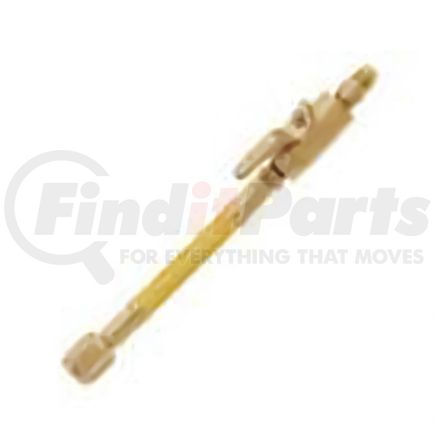 Mastercool 82495 A/C Refrigerant Hose - 1/2" x 1/2" Yellow Straight Hose with Manual Shut-Off Valve