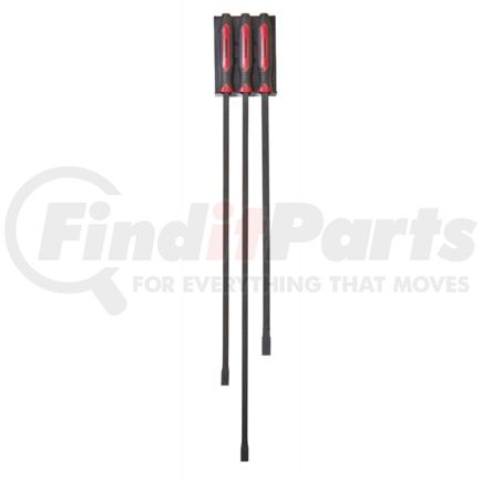 Mayhew Tools 14068 Dominator 3 Pc. Long and Heavy Duty Pry Bar Set and Rack