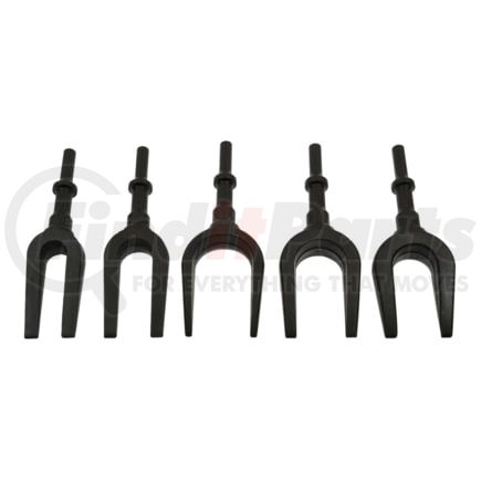 Mayhew Tools 31940 Pneumatic Separating Pickle Fork Set - 5 Pc., 0.401 in. Parker Shank