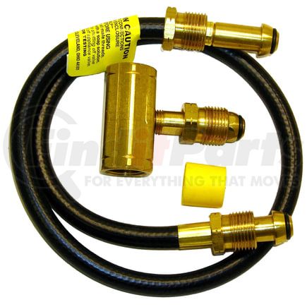 Mr. Heater, Inc. F273737 Fuel Burning Heater Fitting - Two-Tank Propane Hook-Up Kit Tee, 30 in. Hose