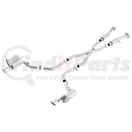 Borla 140633 Cat-Back Exhaust System - ATAK®