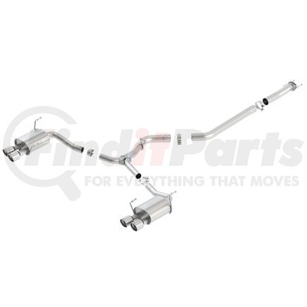 Borla 140595 Cat-Back Exhaust System - S-Type