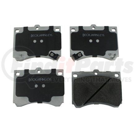 Beck Arnley 085-1396 PREMIUM ASM BRAKE PADS