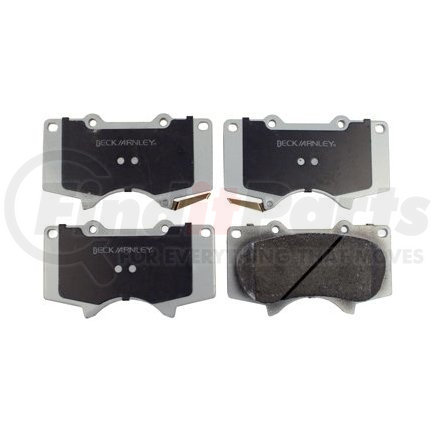 Beck Arnley 085-1678 PREMIUM ASM BRAKE PADS