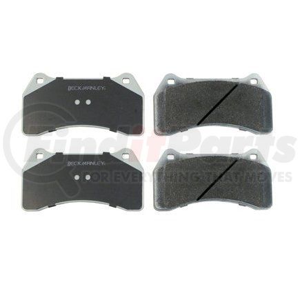 Beck Arnley 085-1836 PREMIUM ASM BRAKE PADS