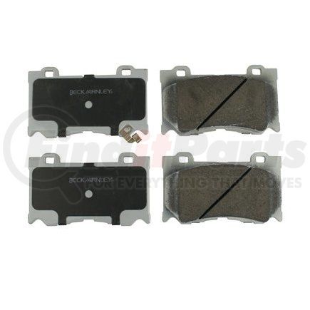 Beck Arnley 085-1907 PREMIUM ASM BRAKE PADS