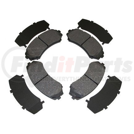 Beck Arnley 089-1654 PREMIUM BRAND BRAKE PADS
