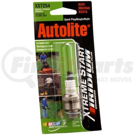 Autolite XST254DP Xtreme Start Iridium Lawn & Garden Spark Plug - Display Pack