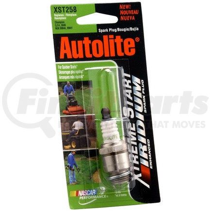 Autolite XST258DP Xtreme Start Iridium Lawn & Garden Spark Plug - Display Pack