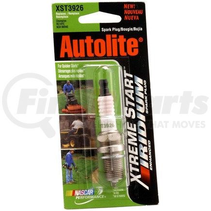 Autolite XST3926DP Xtreme Start Iridium Lawn & Garden Spark Plug - Display Pack