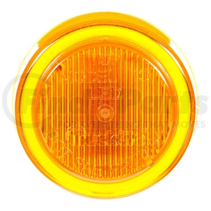 Truck-Lite 10050Y3 10 Series Marker Clearance Light - LED, Fit 'N Forget M/C Lamp Connection, 12v
