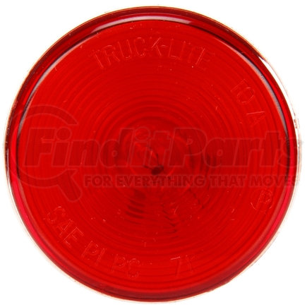 Truck-Lite 10202R3 10 Series Marker Clearance Light - Incandescent, PL-10 Lamp Connection, 12v