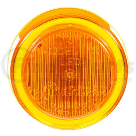 Truck-Lite 10250Y3 10 Series Marker Clearance Light - LED, Fit 'N Forget M/C Lamp Connection, 12v