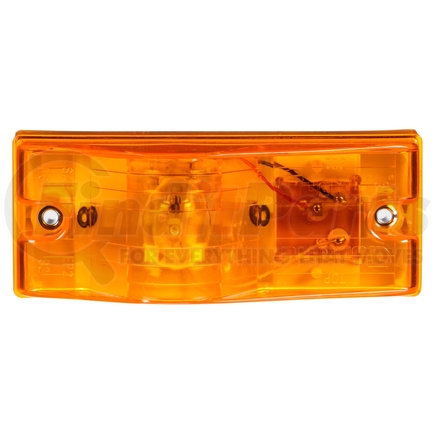Truck-Lite 22202Y3 22 Series Turn Signal Light - Incandescent, Yellow Rectangular Lens, 1 Bulb, 2 Screw, 12V