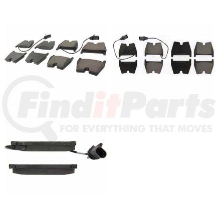 Centric 301.10290 Centric Premium Ceramic Brake Pads with Shims and Hardware