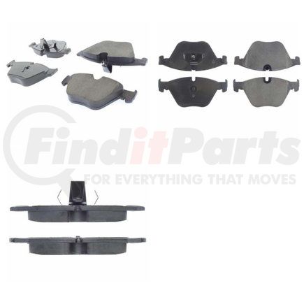 Centric 301.15050 Centric Premium Ceramic Brake Pads with Shims and Hardware