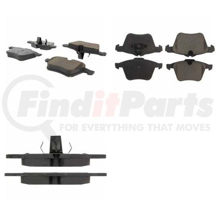 Centric 301.12400 Centric Premium Ceramic Brake Pads with Shims and Hardware