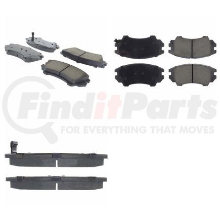 Centric 301.14040 Centric Premium Ceramic Brake Pads with Shims and Hardware
