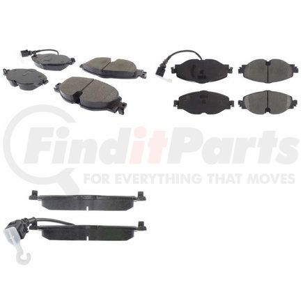 Centric 301.17600 Centric Premium Ceramic Brake Pads with Shims