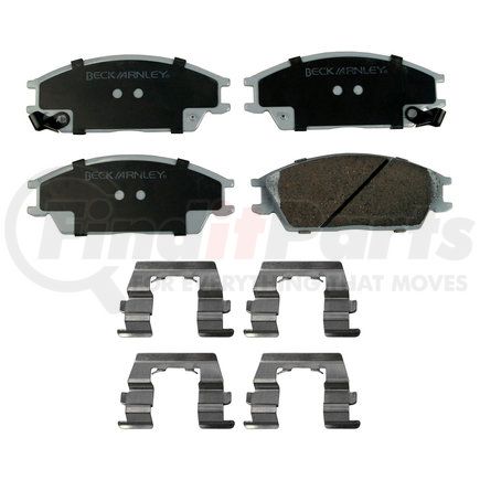 Beck Arnley 085-6337 PREMIUM ASM PADS W / HARDWARE