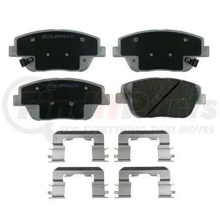 Beck Arnley 085-6935 PREMIUM ASM PADS W / HARDWARE