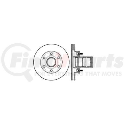 Centric 121.68002 Standard Brake Rotor