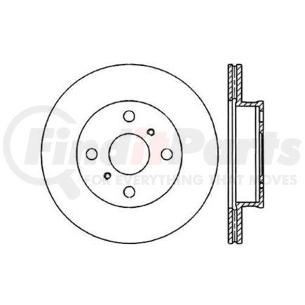 Centric 120.44052 Centric Premium Brake Rotor