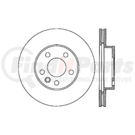 Centric 125.33052 Centric Premium High Carbon Alloy Brake Rotor