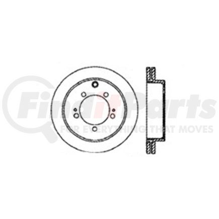 Centric 121.46046 C-Tek Standard Brake Rotor